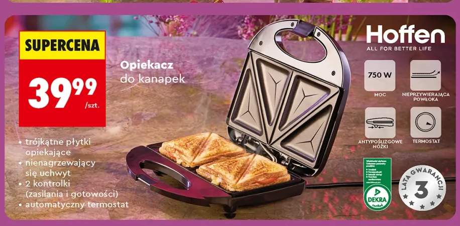 Opiekacz do kanapek Hoffen