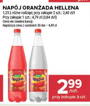 Napój Oranżada Hellena biała +1 wariant
