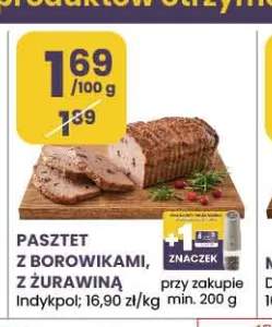 Pasztet z borowikami Indykpol +1 wariant
