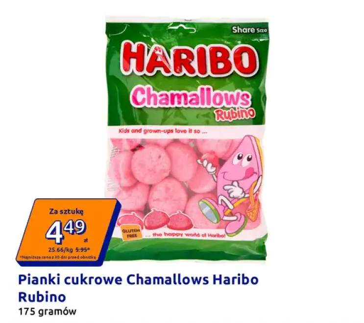 Pianki cukrowe Haribo Chamallows Rubino