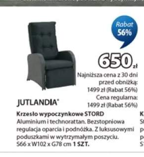 Krzesło wypoczynkowe Jutlandia Stord