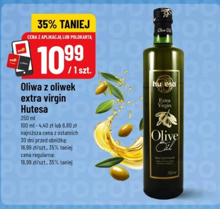Oliwa z oliwek extra virgin Hutesa
