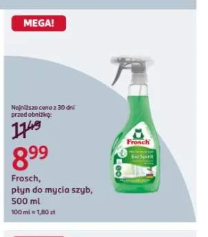 Płyn do mycia szyb Frosch Bio Spirit