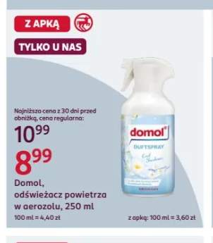 Odświeżacz powietrza w aerozolu Domol