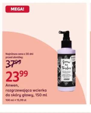 Rozgrzewająca wcierka do skóry głowy Anwen Grow Us Tender