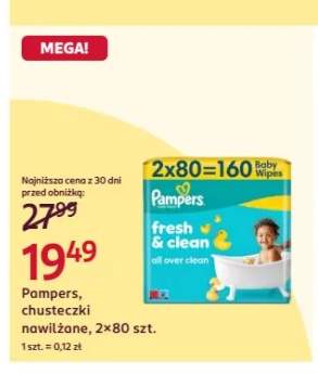 Chusteczki nawilżane Pampers Fresh & Clean