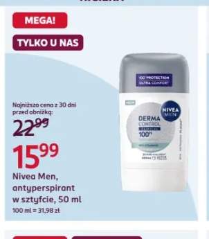 Antyperspirant w sztyfcie Nivea Men Derma Control Clinical