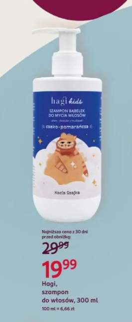 Szampon do włosów Hagi Kids Bąbelek czeko-pomarańcza
