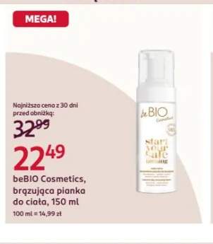 Brązująca pianka do ciała beBIO Cosmetics