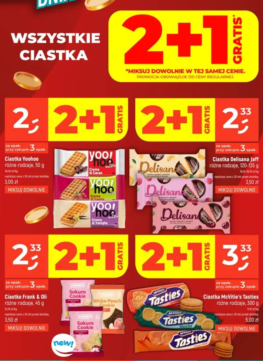 Ciastka Yoohoo Waffle Crema di Vaniglia +11 wariantów