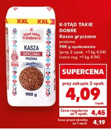 Kasza gryczana prażona K-Stąd Takie Dobre