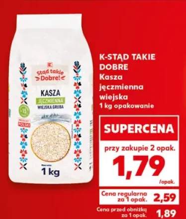 Kasza jęczmienna wiejska K-Stąd Takie Dobre