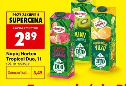 Napój Hortex Tropical Duo Czerwona Guawa +2 warianty