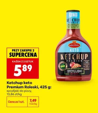 Ketchup keto sycylijski do pizzy Roleski Premium