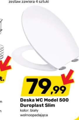 Deska WC Model 500 Duroplast Slim