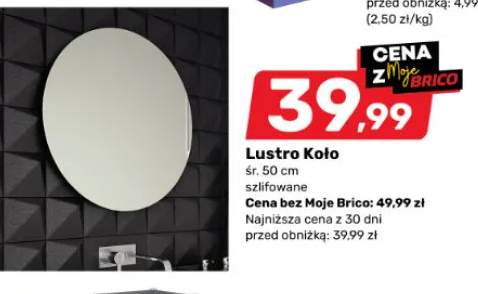 Lustro Koło śr. 50 cm