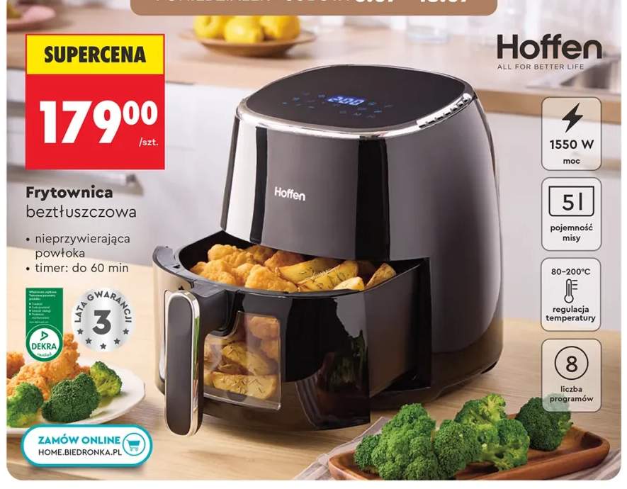 Frytownica beztłuszczowa Hoffen 5 l