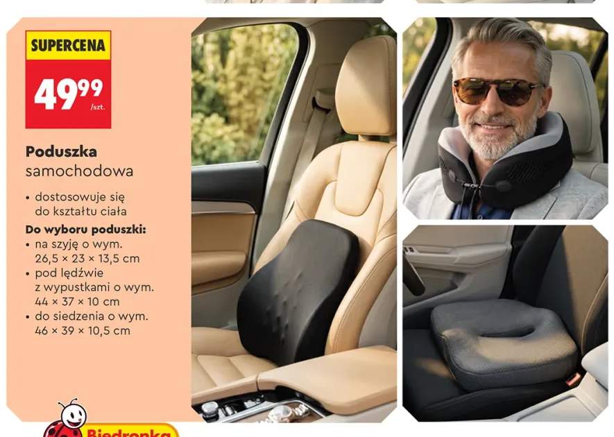 Poduszka samochodowa na szyję GT Max +2 warianty