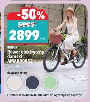 Rower elektryczny damski Bikfun AMAK00052