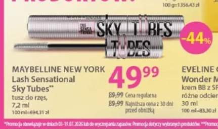 Tusz do rzęs Maybelline New York Lash Sensational Sky Tubes