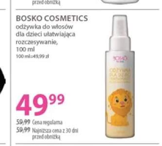 Odżywka do włosów dla dzieci ułatwiająca rozczesywanie Bosko Cosmetics