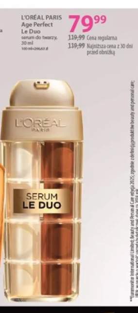 Serum do twarzy L'Oréal Paris Age Perfect Le Duo