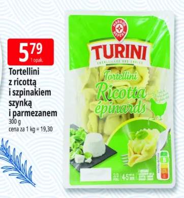 Tortellini z szynką i parmezanem Turini +1 wariant