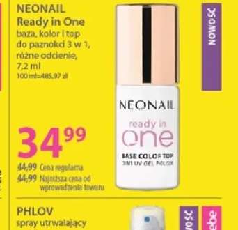 Baza kolor i top do paznokci 3 w 1 Neonail Ready in One