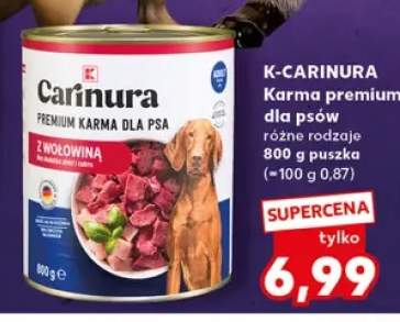 Karma mokra dla psów K-Carinura Premium z wołowiną