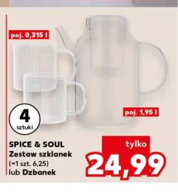 Zestaw szklanek Spice & Soul 4-pak +1 wariant