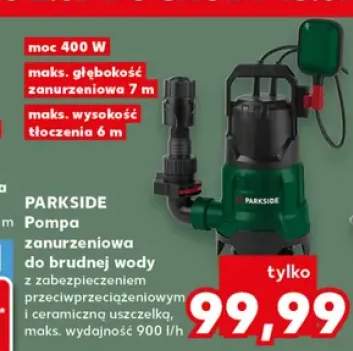 Pompa zanurzeniowa do brudnej wody Parkside