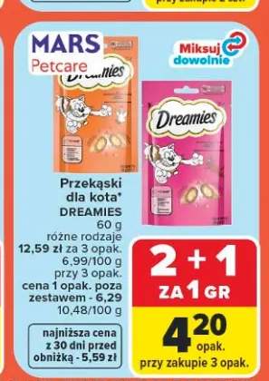 Przekąski dla kota Dreamies z Kurczakiem