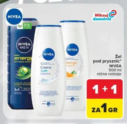 Żel pod prysznic Nivea Men Energy +2 warianty