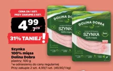 Szynka 100% mięsa Dolina Dobra