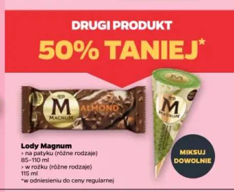Lody na patyku Magnum +1 wariant