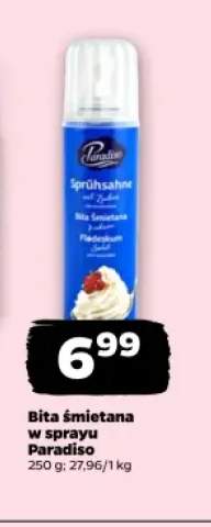 Bita śmietana w sprayu Paradiso