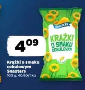 Krążki o smaku cebulowym Snaxters