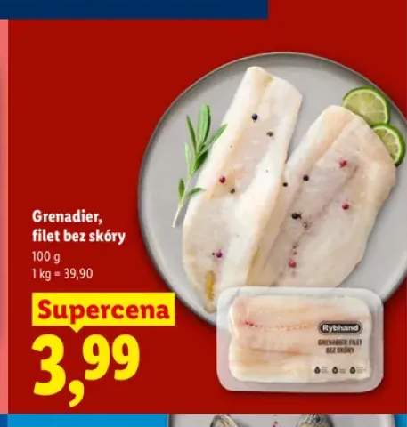 Grenadier filet bez skóry Rybhand