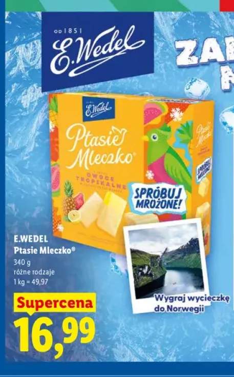 Ptasie Mleczko E.Wedel Owoce Tropikalne