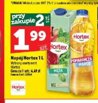 Napój Hortex pomarańcza mango +1 wariant