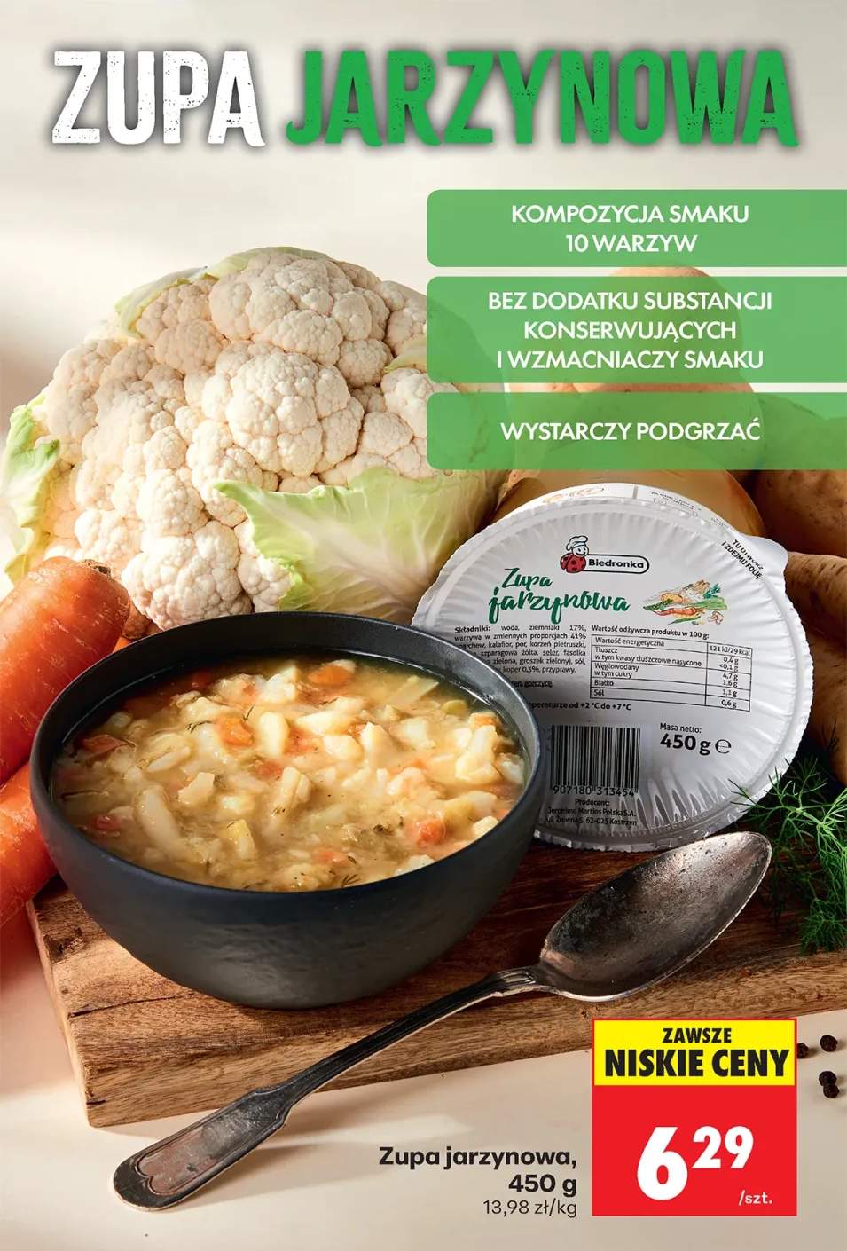 Zupa jarzynowa Biedronka