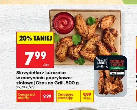 Skrzydełka z kurczaka w marynacie paprykowo-ziołowej Czas na Grill