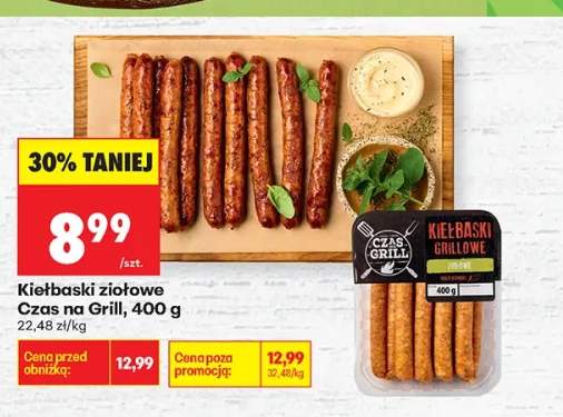 Kiełbaski ziołowe Czas na Grill