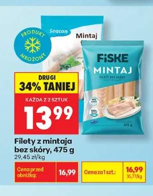 Filety z mintaja bez skóry Fiske