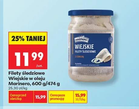 Filety śledziowe Wiejskie w oleju Marinero