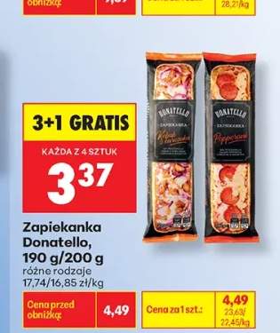 Zapiekanka Donatello kebab z kurczaka +1 wariant