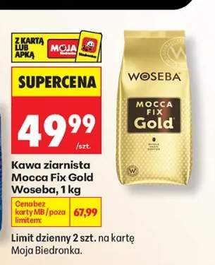 Kawa ziarnista Woseba Mocca Fix Gold