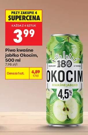 Piwo kwaśne jabłko Okocim