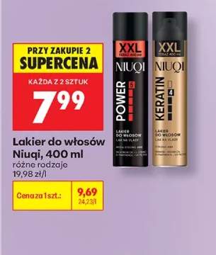 Lakier do włosów Niuqi