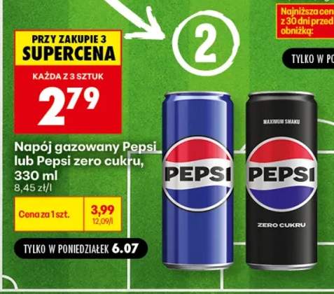 Napój gazowany Pepsi Zero Cukru +1 wariant